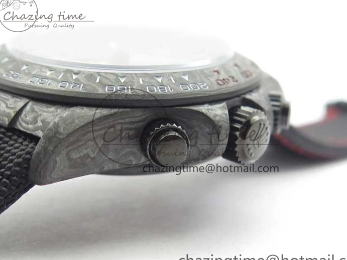 Red Carbon Daytona Carbon on Strap Hand OMF Dial Edition Nylon Black Black A4130 Best DIW 1121